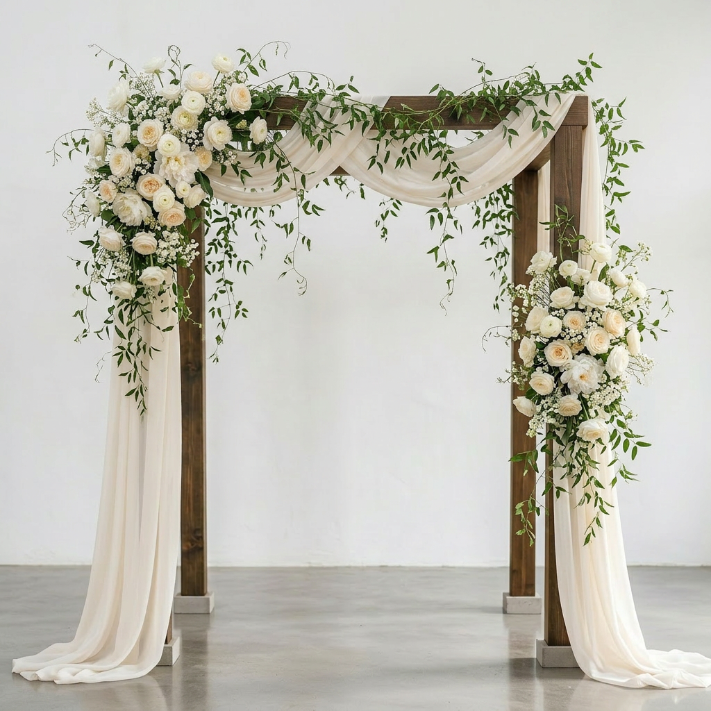 Wooden Arch - "The Sweetheart Pair"